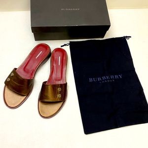 Burberry slides